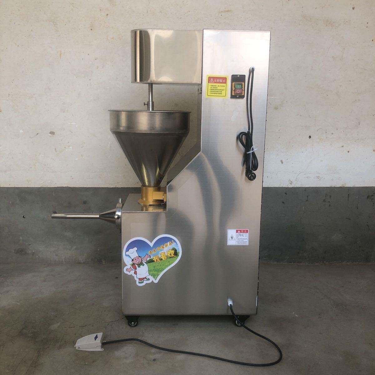 电动灌肠机商用全自动大型立式火腿肠红肠腊肠灌香肠不锈钢灌装机