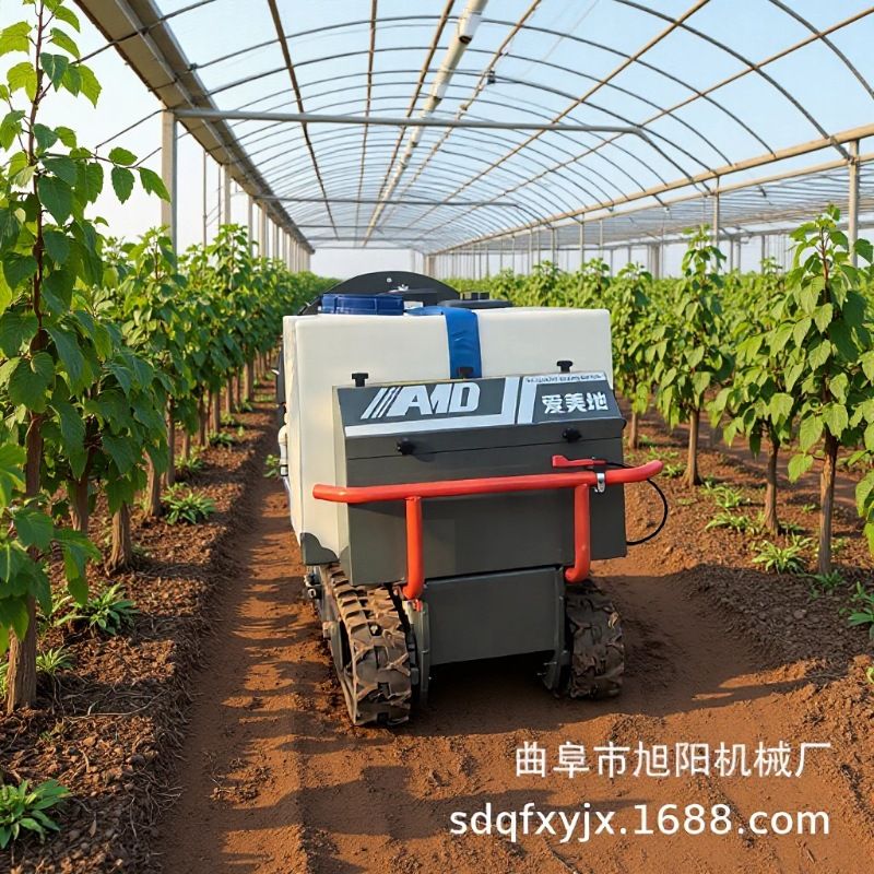 风送式果园打药机小型履带式高压喷雾机115升遥控式风雾喷药机
