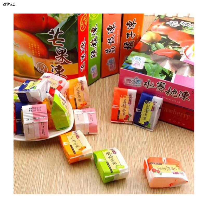 零食果汁果冻台湾雪之恋果冻果汁果肉添加多种口味可选500g