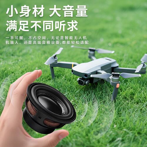 精歌源52mm圆形2寸25芯小音响内磁4欧15W全频户外语音喇叭扬声器
