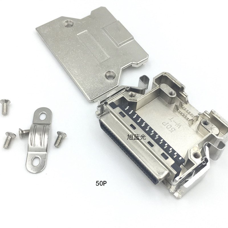 SCSI 连接器 刺破/焊线母头铁壳式 HPCN14P/20P/26P/36P/50P/68P