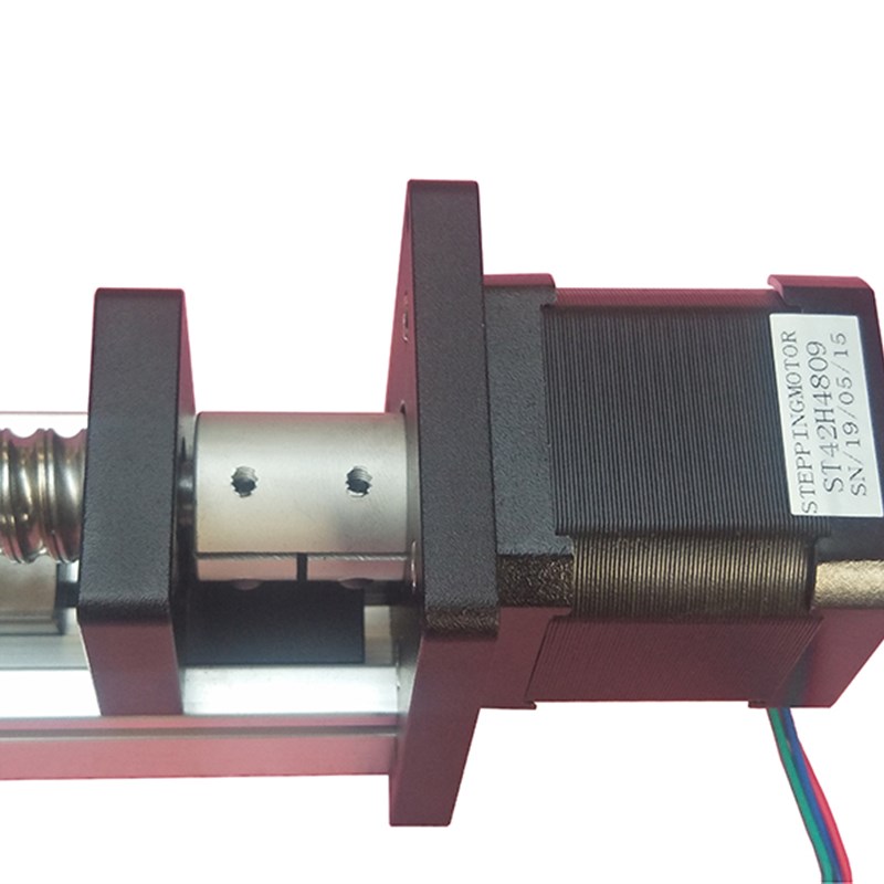 直线线轨方轨 步进电机滚珠丝杆传动滑台电动滑轨模组 往复工作台