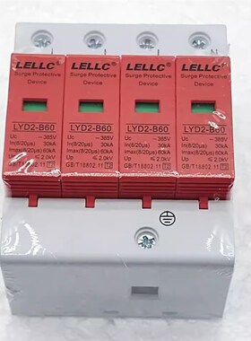燎原浪涌保护器LYD2-B60电源防雷器电涌2P4P30-60KA避雷器8/20T2