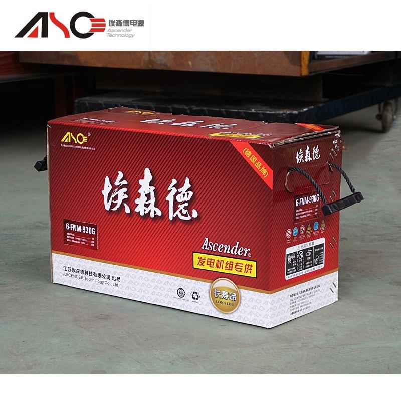 埃森德蓄电池12V电压6-FNM-930G 830G 720G 670G柴油发电机组电瓶