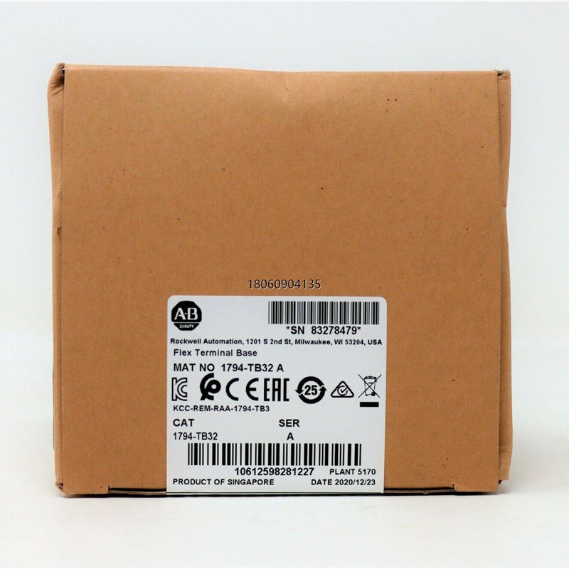 25B-D4P0N104 1756-EN2T  AB罗克韦尔原装现货供应1794-O