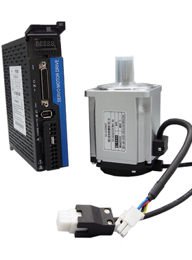 交流伺服电机套装17位磁编单圈绝对值200400600/7501000W厂家直销