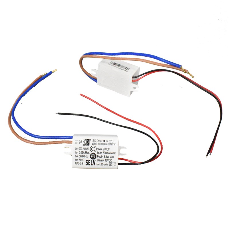 4W5W6W7W带线特小高P迷你LED驱动器150mEA300mA350mA500mA700mA