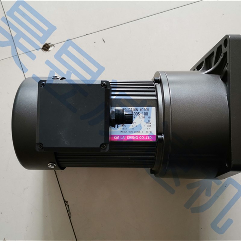 E18 1:100 排屑驱动电机 KLS三相刹车马达 G11V200S-50 立式安装