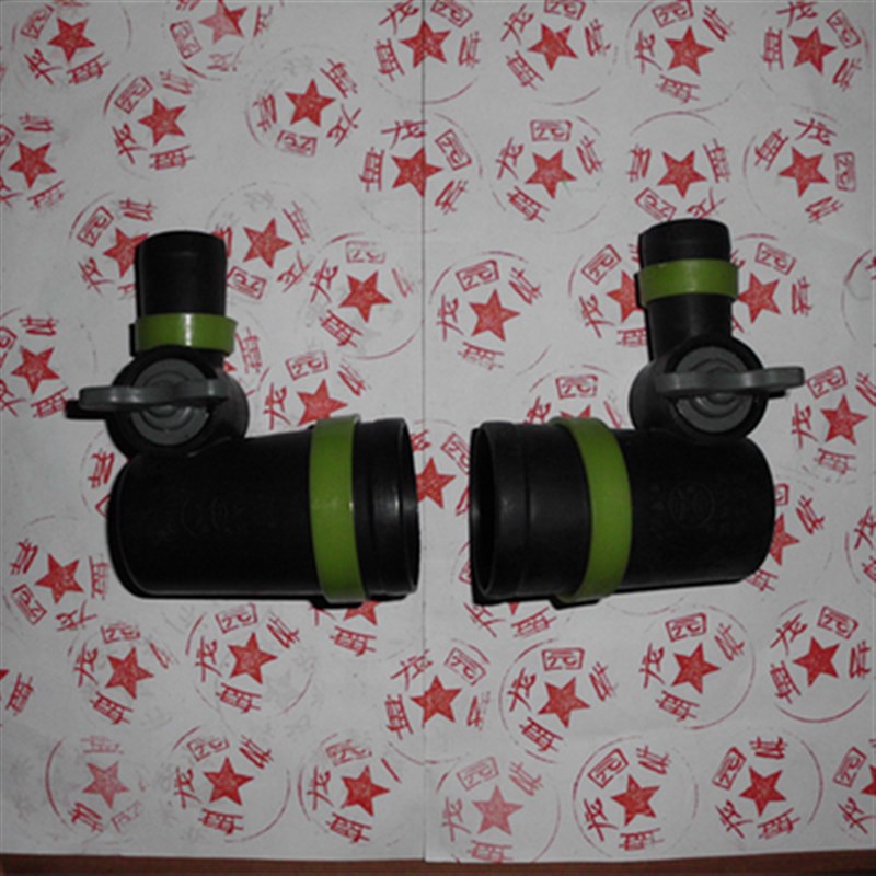 滴灌带 微喷 带 配件 水管接头 2寸 转 1寸 左右弯头一对