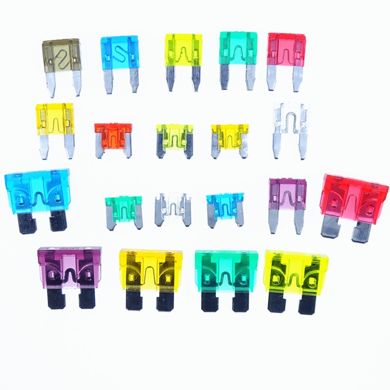汽车保险丝插片 车用中小号迷你5A 7.5A 10A 15A 20A 30A 35A 40A