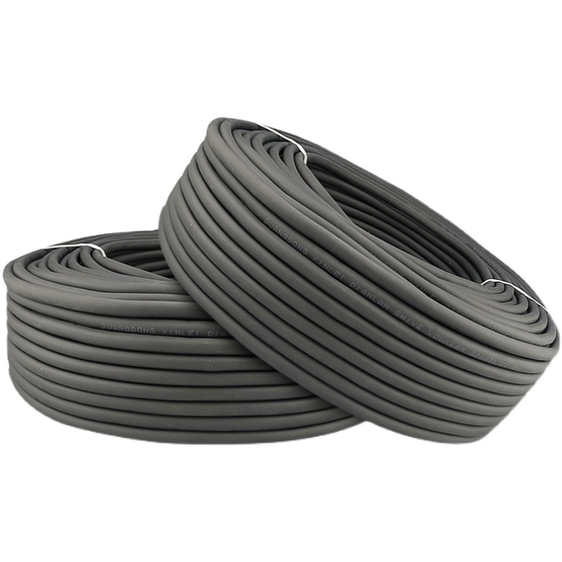 国标铜芯电线户外防冻防水护套线1.5 2.5 4N 6平方2芯电缆线电源