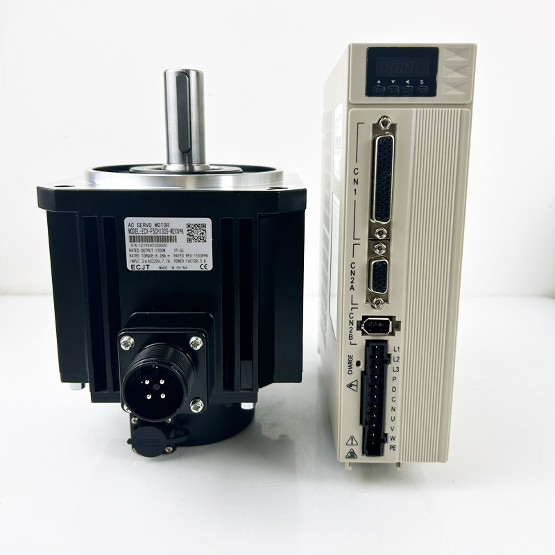 磁编绝对值交流伺服电机驱动器套装400W750W1KW1.8KW2.3KW含线130