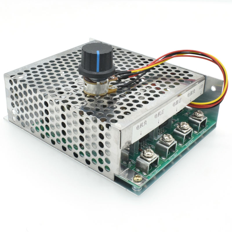 PWM直流有刷电机调速器 大功率60A控制器 无极开关 12V24V36V48V