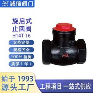 诚信源头厂家直发H14T-16旋启式止回阀灰铸铁材质阀门