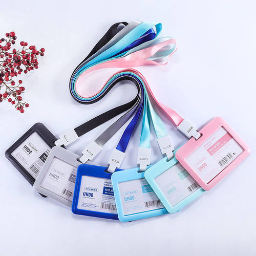 优和6055面透明美人肩展会套胸牌证牌会议证