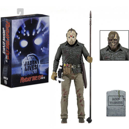 NECA 39714，黑色星期五杰森 30 周年豪华版人偶，重塑恐怖经典