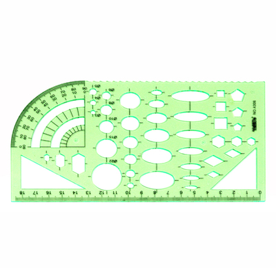 4306模板尺金丝猴几何尺