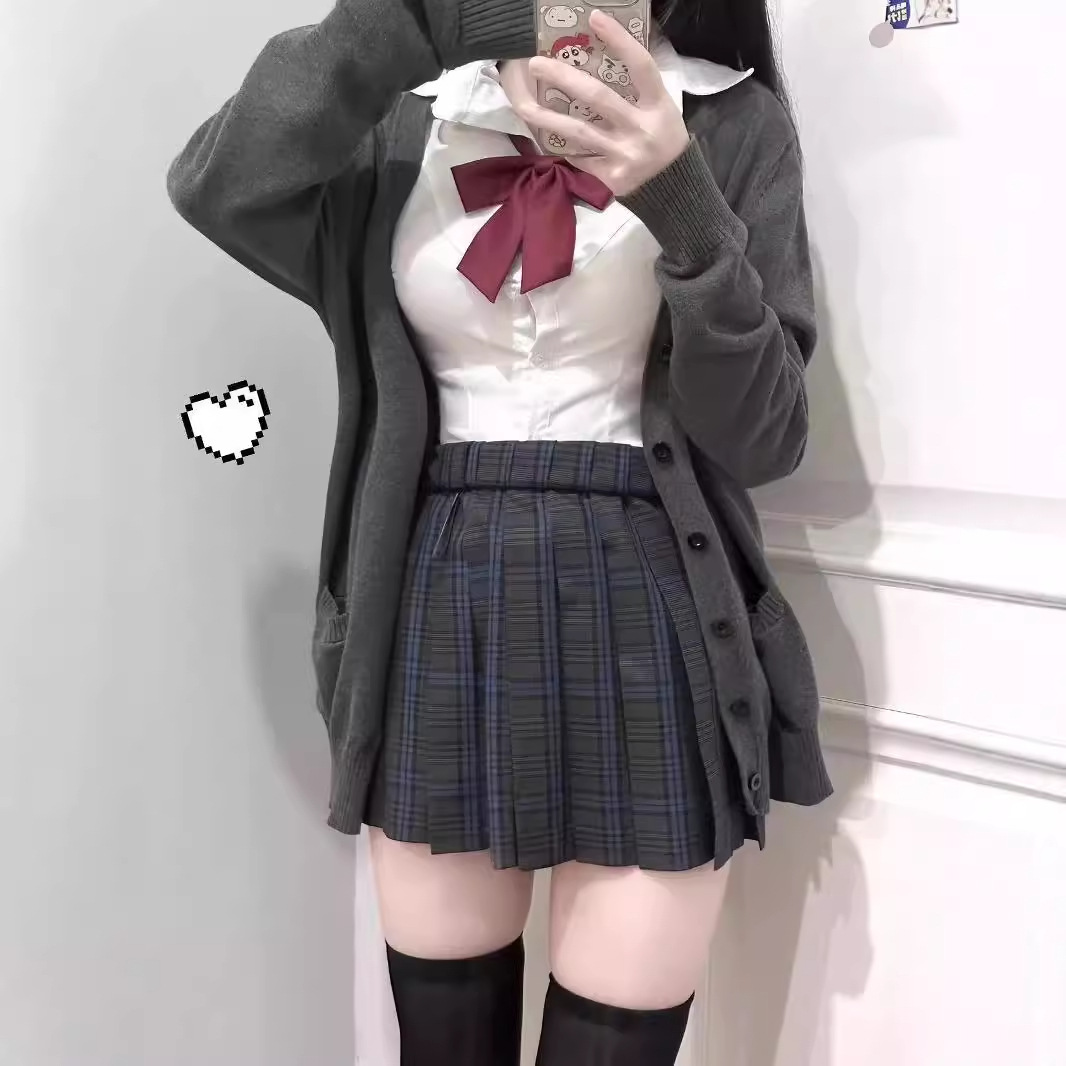 川岛&凛凛/新款校供感jk格裙学生半身短裙女JK制服百褶裙穿搭