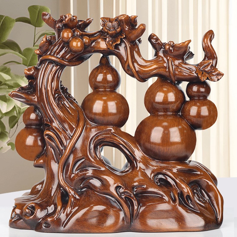 五福临门葫芦摆件客厅电视柜两边中式玄关装饰搬新家乔迁入伙礼物