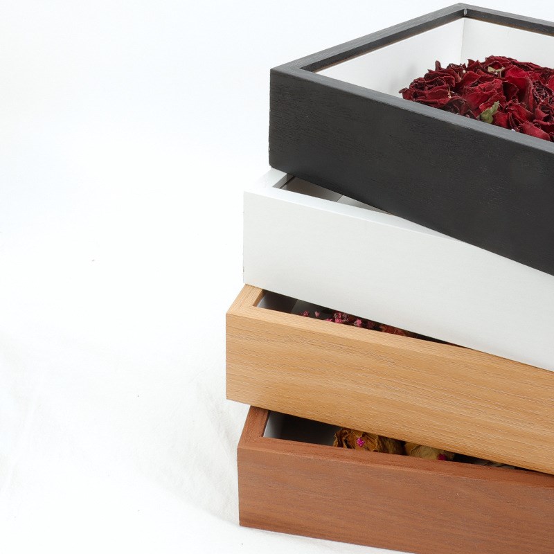 灯光画框立体中空3CM8寸干花相A框摆台5CM手工diy礼物a4A3