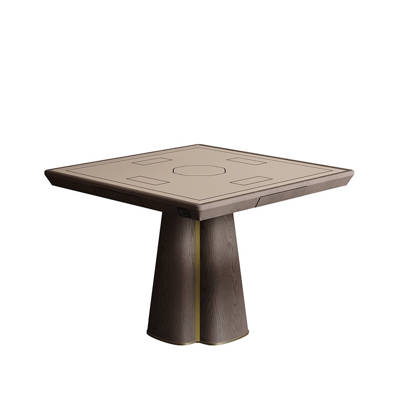 同花实木掼蛋桌专用高级四方棋牌扑D克麻将现代简约休闲打牌正方