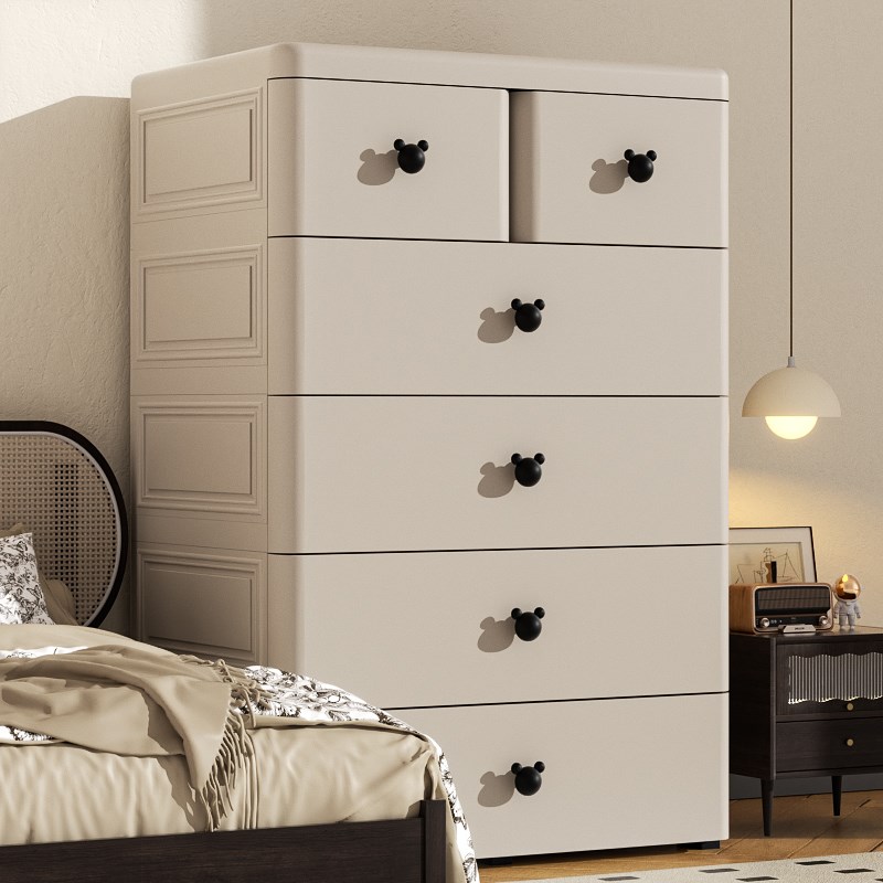 70/80cm加厚m收纳柜抽屉式宝宝衣柜儿童整理五斗置物柜储物收纳箱