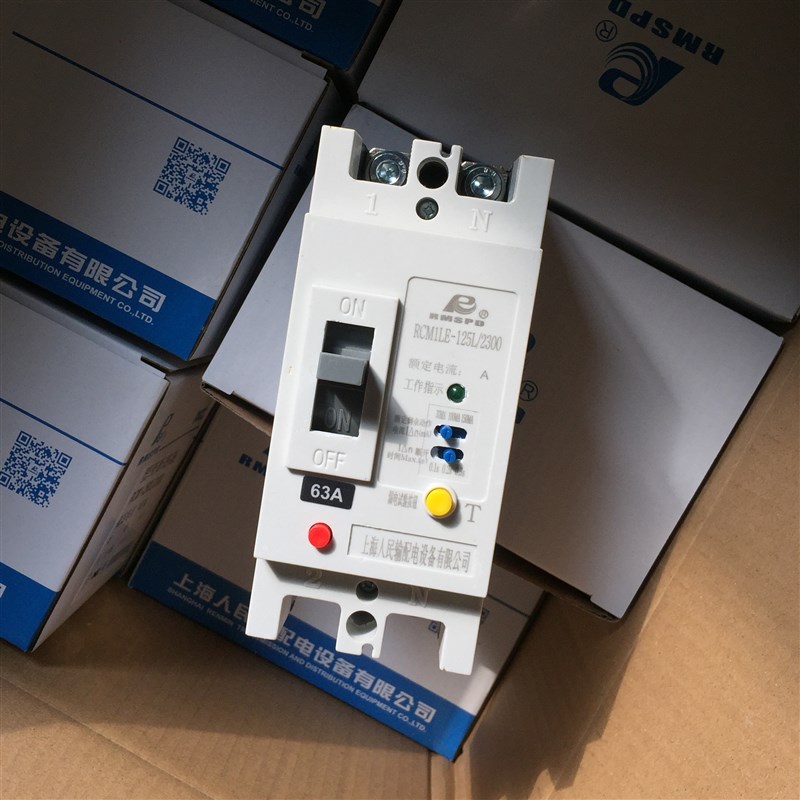 CM1LE单相漏电断路器63A 100A 125A 160A 250A塑壳漏保220V空开2P