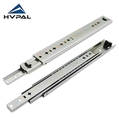 53三节重型滑轨不锈钢抽屉轨道改装房车工具箱柜伸缩抽拉工业导轨