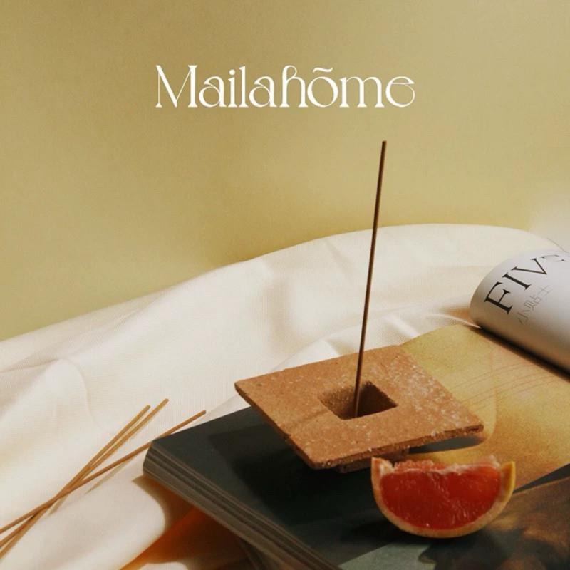 mailahome陶瓷香器手工香插香托玄圆云饺器皿鼠尾草圣木套装礼物