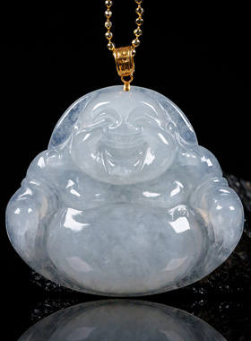 18K黄回纹扣佛公 SYDA00304 多样性发一