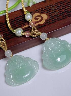 【六月来了】 翡翠佛公吊坠 SYDA01024