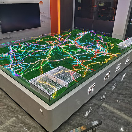 交通路网沙盘模型制作交通地形沙盘模型定做地形地貌沙盘模型定制