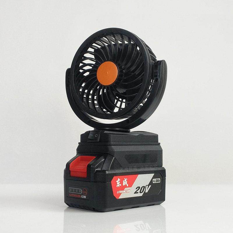 小风扇适用于东成款锂电池风扇东城电动扳手垂钓摆摊户外便携午休