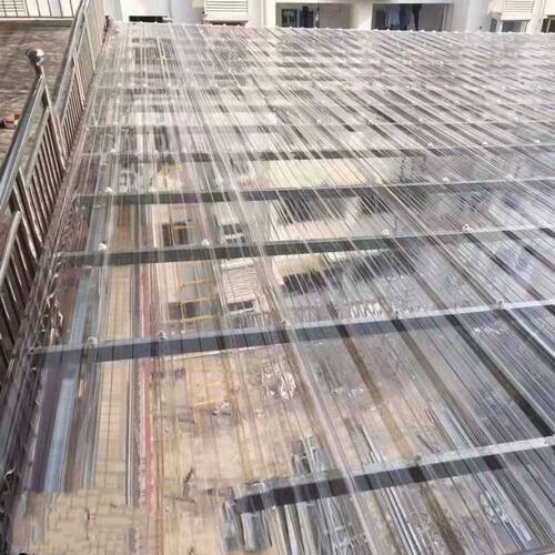全透明阳光板采光瓦PC耐力板塑料玻璃瓦屋顶车棚雨棚天井温室大棚