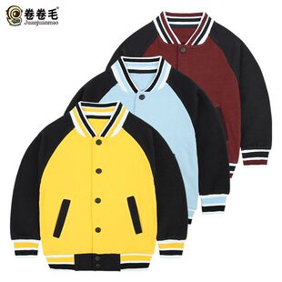 棒球服幼儿园园服学院风新款男童春秋季韩版小学生校服班服外套