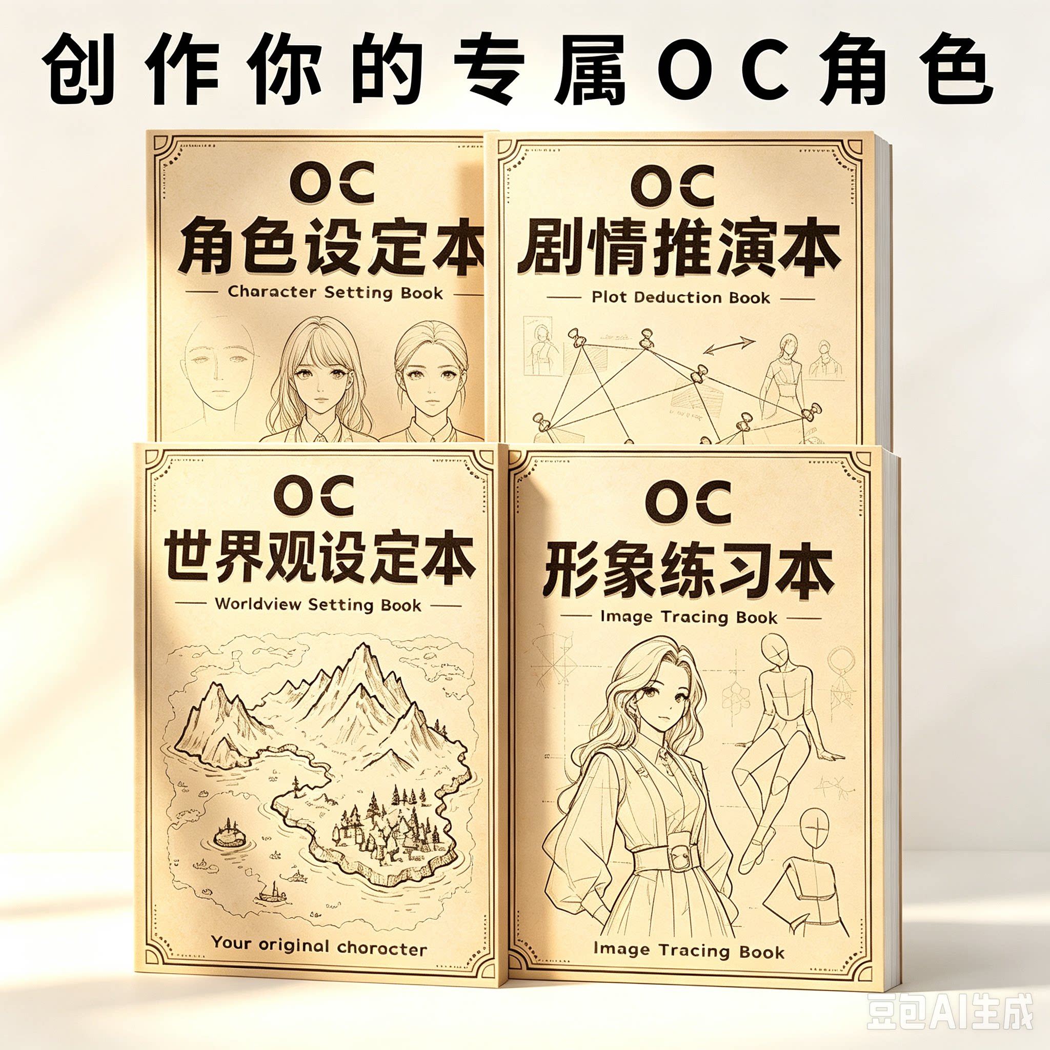 oc人物设定本世界观剧情临摹图片