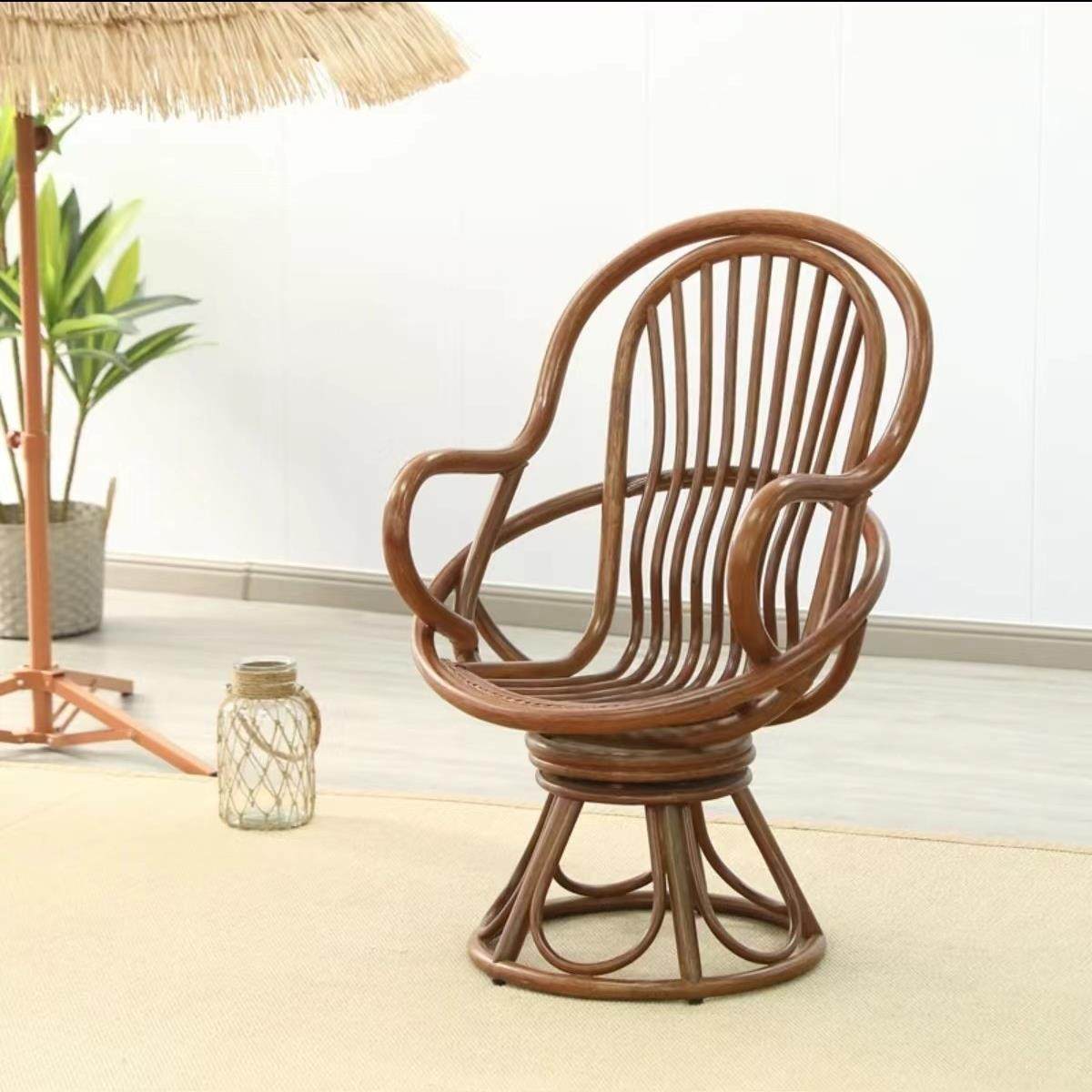 真藤椅组合椅子三件套阳台桌室内实木靠背单人休闲小腾椅旋转滕椅,住宅家具,阳台椅,淘宝优惠券,粉丝福利购,淘宝优惠卷