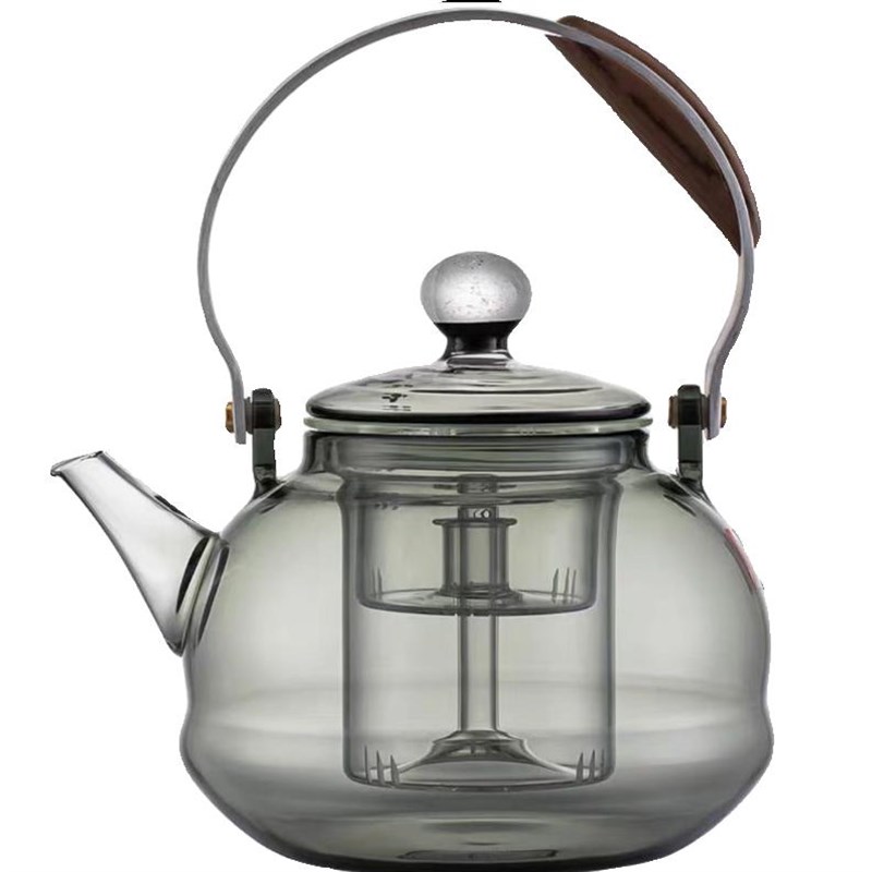 加厚高硼硅耐热烧水壶玻璃星空壶蒸煮一体煮茶壶防烫大Z容量提梁