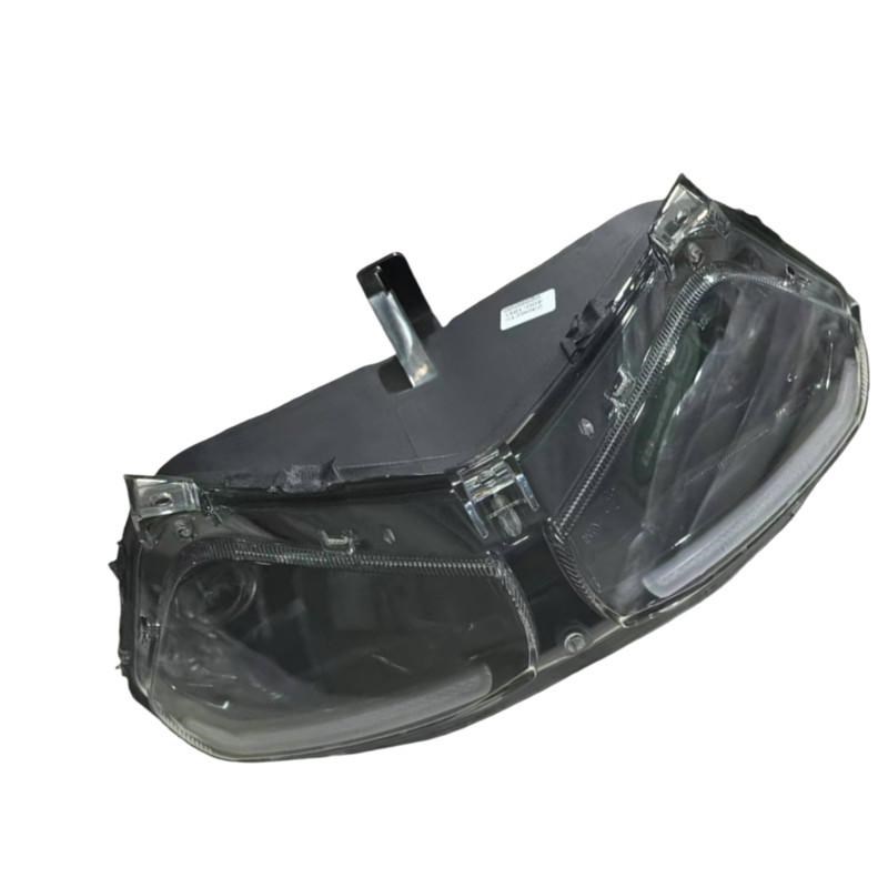 钱江赛450前照灯QJ400GS-16D前大灯总成玻璃照明灯X灯罩LED车灯