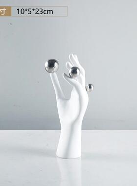 现代摆件创意客厅样板艺r术家居雕塑软装饰品间品简约桌面树脂装