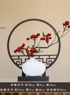 新中式风c格装饰品电视柜茶桌茶台玄关家居客厅酒柜创意摆件