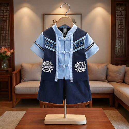 三月三儿童民族服装国风