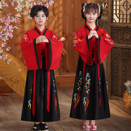 儿童汉服国学服三字经书