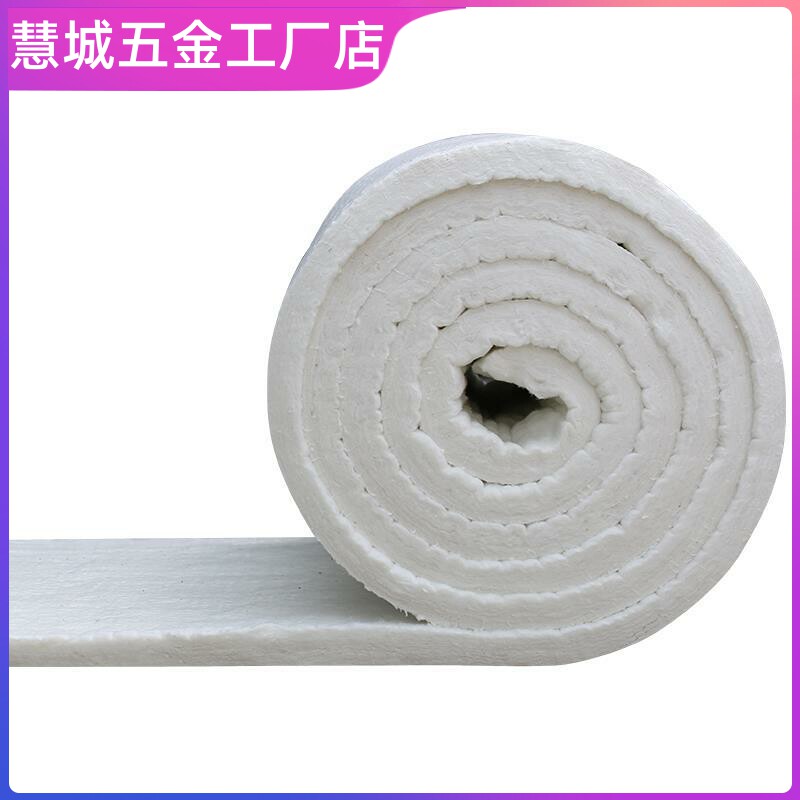 防火棉耐高温石棉垫片硅酸铝针刺毯锅炉管道保温纤维板耐火棉材料