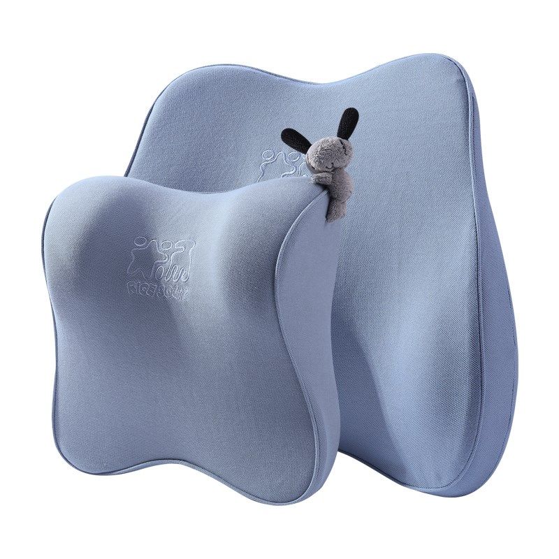 爱车屋汽车头枕护颈枕车用靠枕夏季座椅头枕一对可爱主驾驶脖子靠