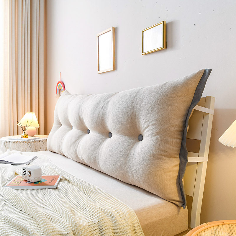 床头大靠背软包可固定拆洗榻榻米床上护腰防撞沙发靠枕欧式简约垫,居家布艺,床头靠垫,淘宝优惠券,粉丝福利购,淘宝优惠卷
