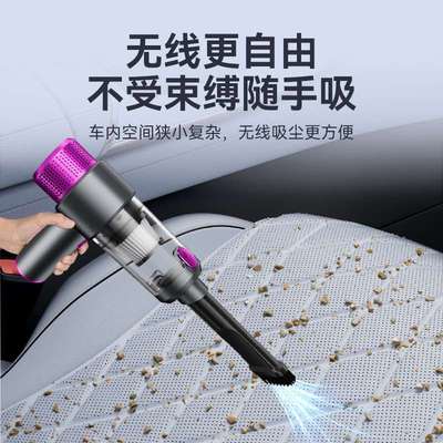 车载吸尘器洗车专用无线电量显示便携无刷电机手持除尘器吹尘机