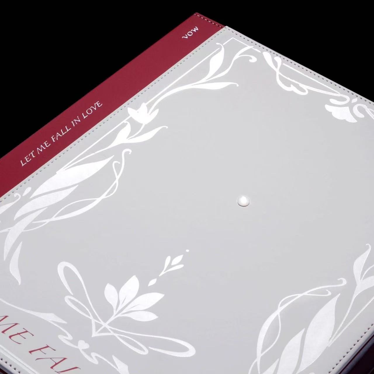 婚约a4卡册纪念相片收藏册复古中式拍立得相册高级感结婚相片收纳