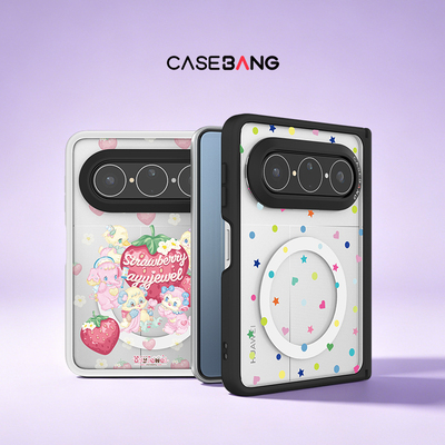 CASEBANGx出奇壳任意吸可换背板手机保护套适用华为Puraxmax手机壳体典藏版可拆卸中轴透明新款阔折叠屏