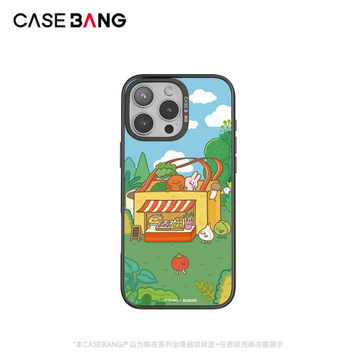 CASEBANGx肉酱咸咸圈联名买个菜菜适用iPhone17ProMax/17Pro/Air/17e/16promax/16pro可拆卸磁吸苹果手机壳